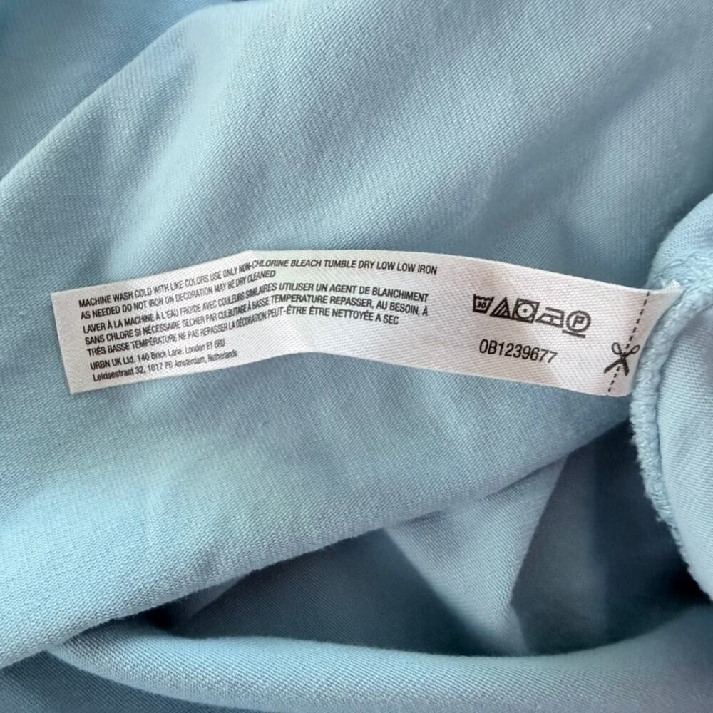 Free People Hot Shot Onesie Seafoam Blue Romper Size Extra Small Casual Comfort - Picture 6 of 7